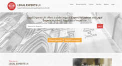 Desktop Screenshot of legalexperts-uk.com